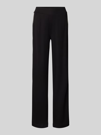 Milano Italy Jogpants aus Viskose-Mix mit elastischem Bund Black 2