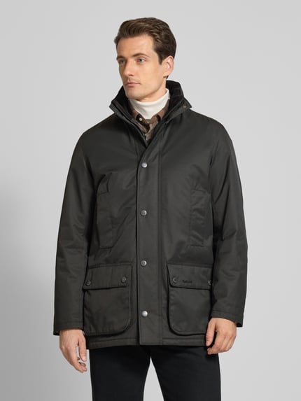 Barbour Jack met klepzakken Zwart - 4