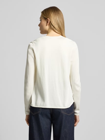 s.Oliver RED LABEL regular fit vest van een katoen-viscosemix Wit - 5