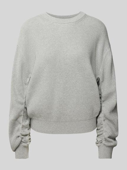DRYKORN Strickpullover aus Baumwoll-Kaschmir-Mix Modell 'KEBEDI' Hellgrau 2