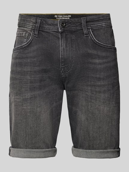Regular Fit Jeans Bermudas aus Baumwoll-Mix Shop The Look MANNEQUINE