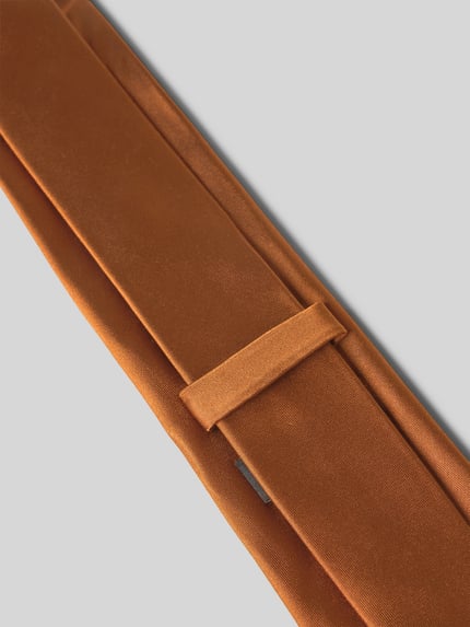 Willen Stropdas van pure zijde Oranje - 3