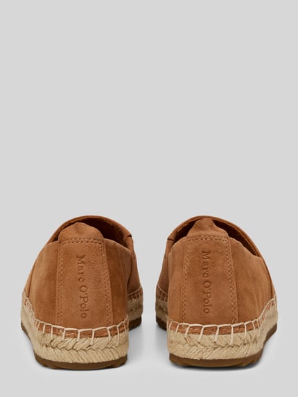 Marc O'Polo Espadrilles aus Veloursleder Modell 'GEM' Cognac 4