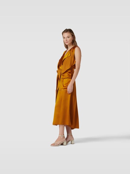 Victoria Beckham Maxi-jurk met steekzak Oranje - 1