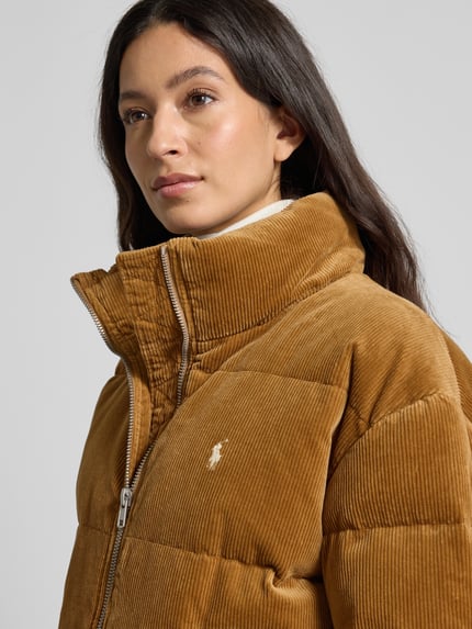 Polo Ralph Lauren Puffer Jacket mit Reißverschluss Camel 3