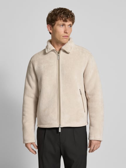 Jake*s Studio Men Jacke mit Reißverschlusstaschen Beige 4
