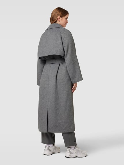 Natalie Oettgen X P&C* Mantel mit Gürtel - Natalie Oettgen X P&C* Silber Melange 5