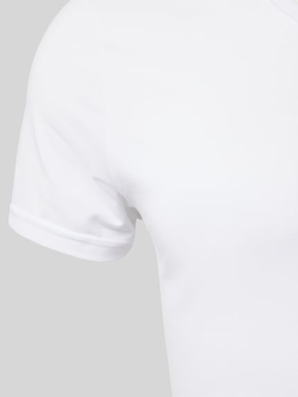 JOOP! COLLECTION T-Shirt mit V-Ausschnitt im 2er-Pack Weiss 2