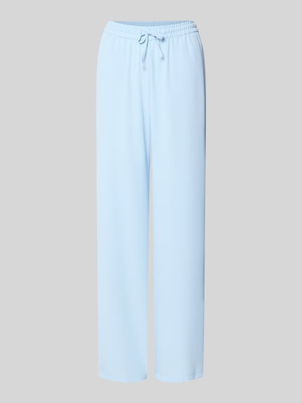 Productfoto, Loose Pants mit elastischem Bund und Kordelzug van JJXX in lichtblauw, los vallend model, zachte stof, S/32 taillewijdte 38 cm, binnenbeenlengte 84 cm