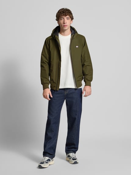 Dickies Jacke mit Kapuze und Logo Modell 'NEW SARPY JACKET' Oliv 1