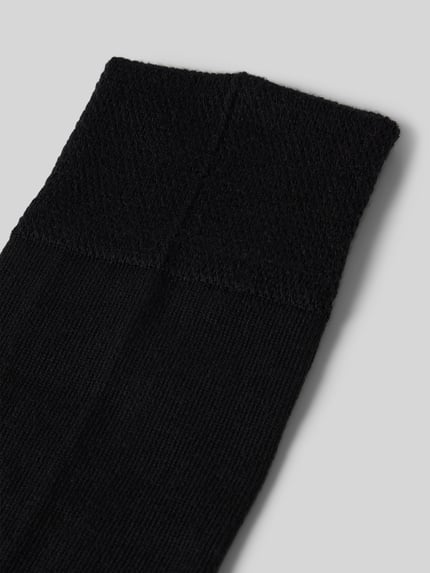 FALKE Socken im unifarbenen Design Modell 'Sens. London' Black 2