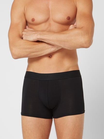 MCNEAL Trunks mit Label-Bund im 3er-Pack Black 3