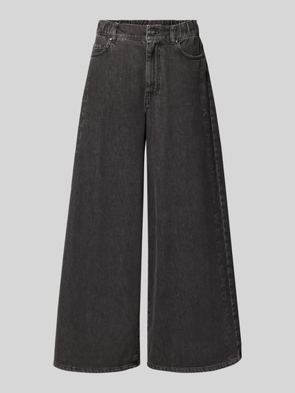 Weekend Max Mara Relaxed Fit Jeans aus reiner Baumwolle Black 2