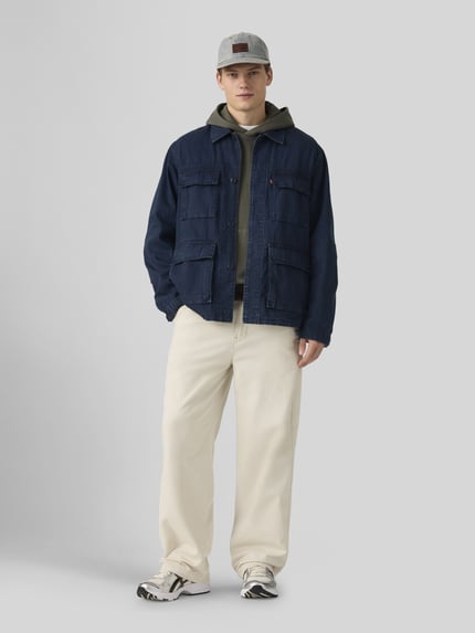 Levi's® Chinosy o kroju loose fit z czystej bawełny Złamany biały 1