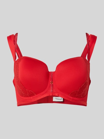 Triumph Balconette-beugelbeha met lichte, ademende spacer-cups Rood - 1