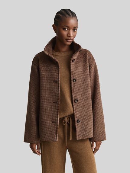 GANT Kurzmantel aus Wolle mit Stehkragen Hazel 4