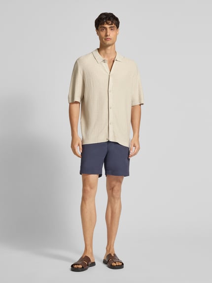 Lindbergh Vrijetijdsoverhemd met knoopsluiting Offwhite - 1