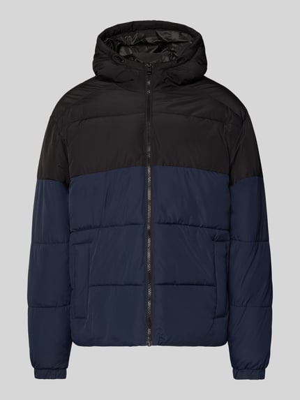 JACK & JONES Gewatteerd jack met ritssluiting, model 'MAZE' Marineblauw - 2