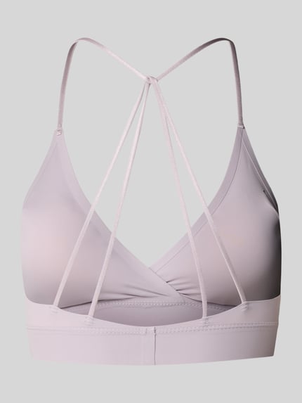 MAGIC Bodyfashion Biustonosz typu bralette w stylu kopertowym model ‘Dream’ Fiołkoworóżowy 3