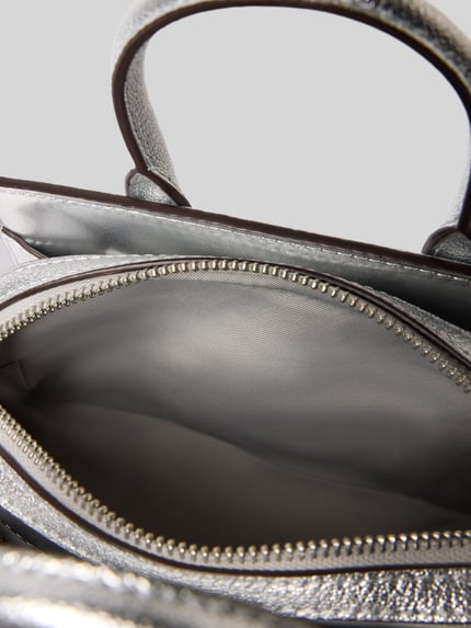 MICHAEL Michael Kors Umhängetasche mit Logo-Detail Modell 'LAILA XS' Silber 5