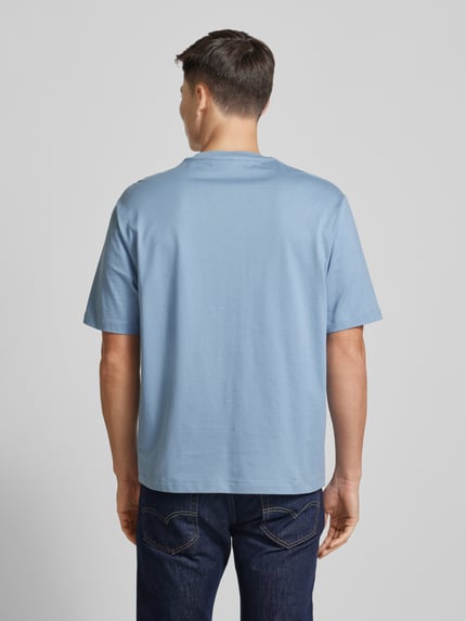 Michael Kors T-Shirt mit Label-Stitching Modell 'VICTORY' Hellblau 5
