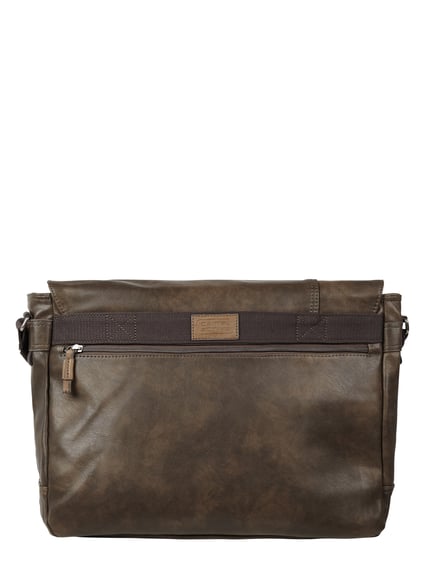 camel active Messenger Bag in Leder-Optik Mittelbraun 4