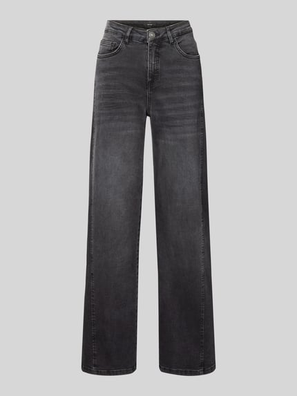 Wide leg jeans met 5-pocketmodel, model 'Miva' Shop The Look MANNEQUINE