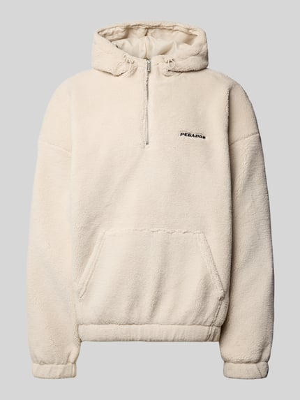 PEGADOR Fleece pullover met ritssluiting, model 'Olten' Beige - 2