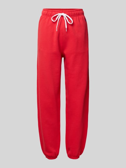 Polo Ralph Lauren Spodnie dresowe z elastycznym ściągaczem Czerwony 2