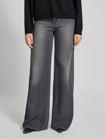 Armani Exchange Wide Fit Jeans im 5-Pocket-Design Mittelgrau 4