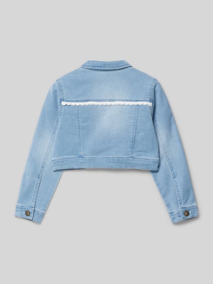 DANAMADE Jeansjacke mit Brustpattentaschen Blau 3