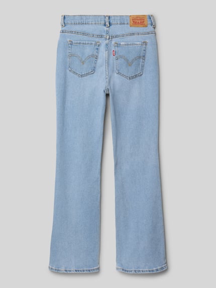 Levi’s® Kids Flare Jeans im 5-Pocket-Design mit Label-Detail Hellblau 3