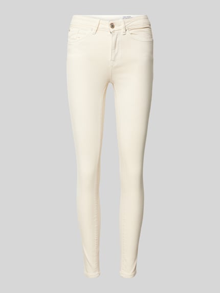 VERO MODA Skinny fit jeans met katoen, model 'FLASH' Offwhite - 2