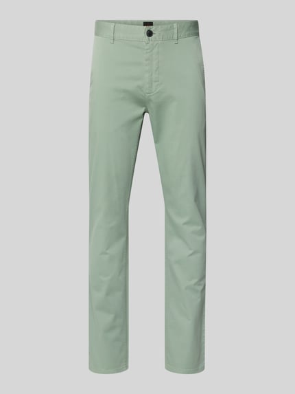 Produktfoto, Slim Fit Chino aus Baumwoll-Mix Modell 'Chino Slim' von BOSS Orange, krój slim fit, jednokolorowy, twill, bawełniany mix