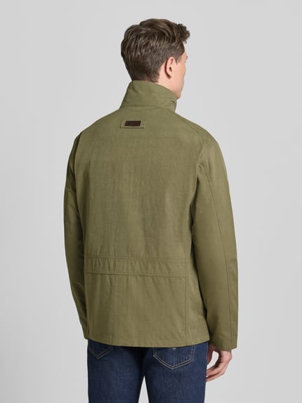 Barbour regular fit jas van katoenmix model 'SANDERLING' Olijfgroen - 5