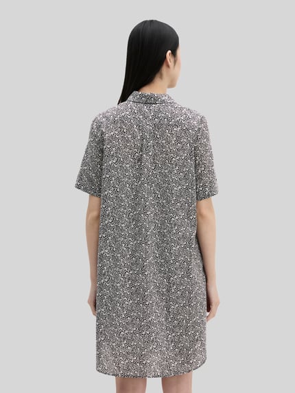 Marc O'Polo Loose Fit Freizeitkleid aus reiner Baumwolle Marine 5