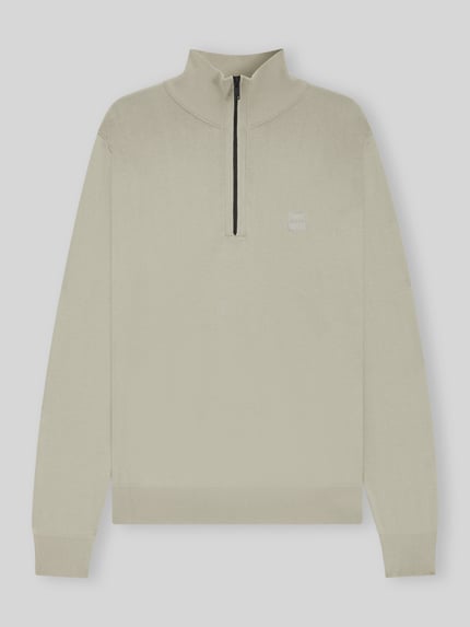 BOSS Orange Regular Fit Troyer aus Baumwoll-Mix Modell 'Kanobix' Sand 2