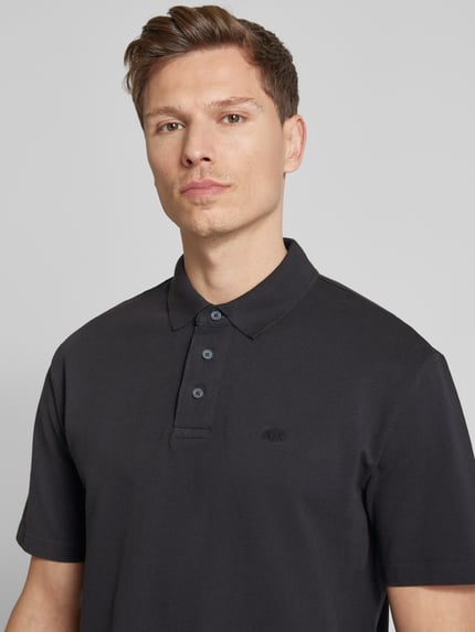 Armani Exchange Poloshirt met korte knoopsluiting Marineblauw - 3
