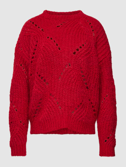 NovaLanaLove X P&C* Regular Fit Strickpullover mit Mohair- und Leinen-Anteil - NovaLanaLove x P&C* Kirsche 2