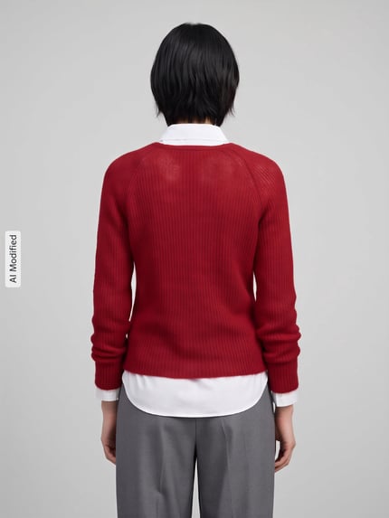 MM by Max Mara Regular Fit Pullover mit Woll-Mohair-Anteil Modell 'SVELTO' Rot 5