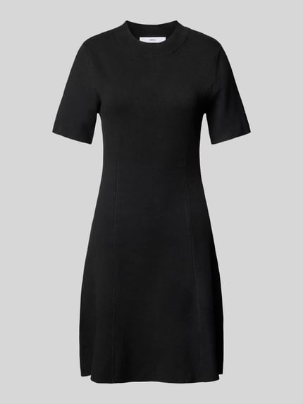 MANGO Knielanges Kleid mit Rundhalsausschnitt Modell 'DOMINO' Black 2