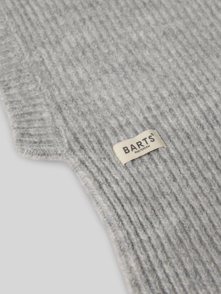 Barts Bivakmuts met logopatch, model 'Karesa' Lichtgrijs - 2