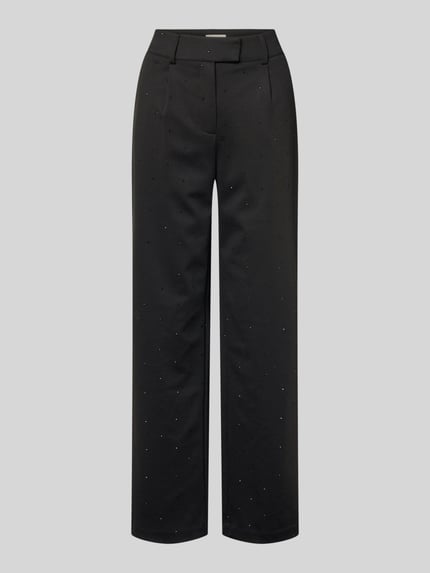 ICHI Stoffhose mit Gesäßtaschen Modell 'KATE' Black 2
