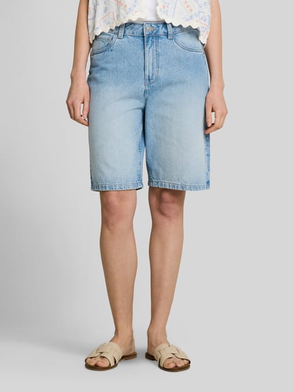 Tom Tailor Denim regular fit bermuda van puur katoen Jeansblauw - 4