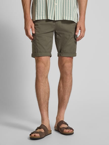 LERROS Korte broek met cargozakken Donkergroen - 4