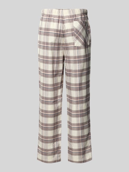 BOSS Pyjama-Hose mit Gummizug Offwhite 3