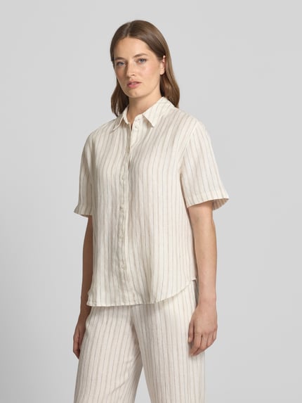 Samsøe Samsøe Regular Fit Leinenbluse Modell 'SALARIKAR' Offwhite 4