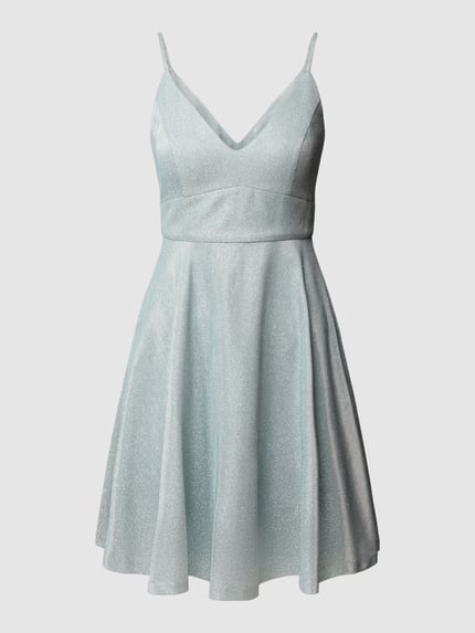 Jake*s Cocktail Cocktailkleid mit Effektgarn Schilf Melange 2