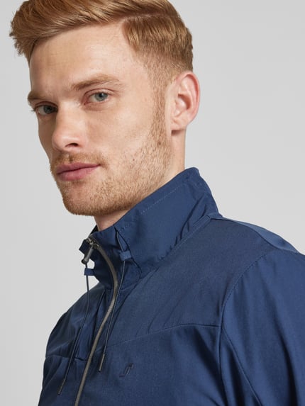 JOY Kurtka treningowa z nadrukiem z logo model ‘SANDRO’ Ciemnoniebieski 3