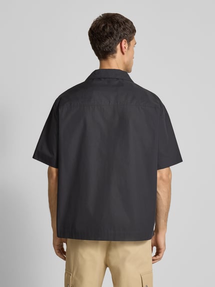 HUGO Koszula casualowa o kroju oversized z czystej bawełny model ‘ESPINO’ Czarny 5